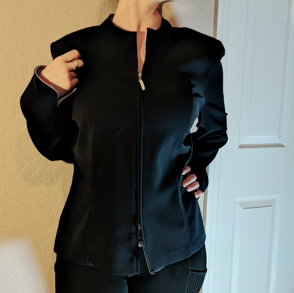 CDC Caren Desiree Company navy jacket size 14